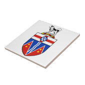 ユーコン準州の紋章付き外衣 タイル (側面)