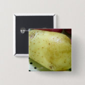 ユーコン準州の金ゴールドのポテト 缶バッジ (正面&裏面)