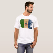 ユーコン準州領域の旗 Tシャツ (正面フル)
