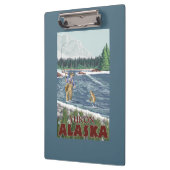 ユーコン準州、アラスカ-はえの漁師 クリップボード (左)