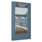 ユーコン準州、アラスカ-はえの漁師 クリップボード (右)