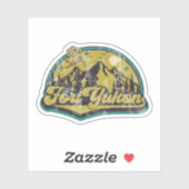 ユーコン・アラスカ砦:北極圏への愛を示す シール (シート)