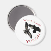 ユーコン・ホワイトホース マグネット (正面/裏面)