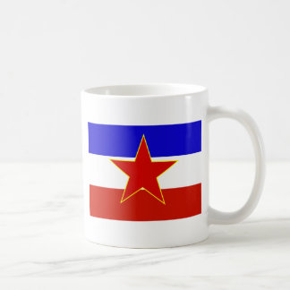 ユーゴスラビアの国旗 コーヒーマグカップ