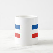ユーゴスラビアの旗 コーヒーマグカップ (中央)