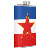 ユーゴスラビアの旗 フラスク (右)