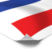 ユーゴスラビア国旗のポスタープリント ポスター (角)