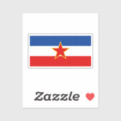 ユーゴスラビア国旗 シール (シート)