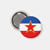 ユーゴスラビア国旗 マグネット (正面/裏面)