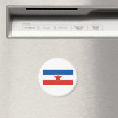 ユーゴスラビア国旗 マグネット (インサイチュ (食洗機))