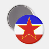 ユーゴスラビア国旗 マグネット (正面/裏面)