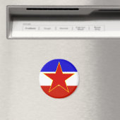 ユーゴスラビア国旗 マグネット (インサイチュ (食洗機))