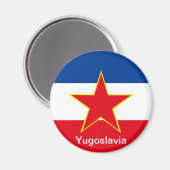 ユーゴスラビア国旗 マグネット (正面/裏面)