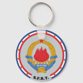 ユーゴスラビア社会主義連邦共和国エンブレム キーホルダー (正面)