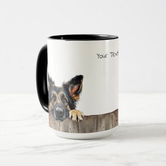 ユーゴスラビア羊飼い犬のマグ マグカップ (正面左)