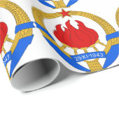 ユーゴスラビア連邦共和国の社会主義紋章 ラッピングペーパー (ロールコーナー)