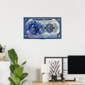 ユーゴスラビア10 Dinara Progress Vignetteポスター ポスター (ホームオフィス)