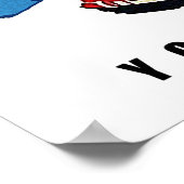 ユーゴスラビア、アドリア海ラリー、クラシック車、ヴィンテージ ポスター (角)