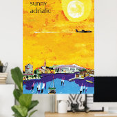 ユーゴスラビア、サニーアドリア ポスター (ホームオフィス)
