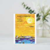 ユーゴスラビア、サニーアドリア ポストカード (スタンド正面)