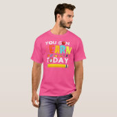 ユーゴン学トゥデイ先生学生新学期 Tシャツ (正面フル)