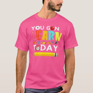 ユーゴン学トゥデイ先生学生新学期 Tシャツ