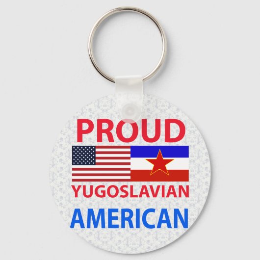 ユーゴ誇りを持ったスラビア系アメリカ人 キーホルダー (正面)