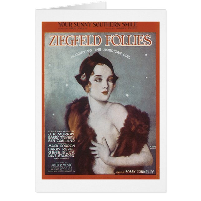 ユーサニーサザンスマイルジーグフェルドフォリーズソンブック (正面)