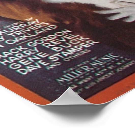 ユーサニーサザンスマイルジーグフェルドフォリーズソンブック ポスター (角)