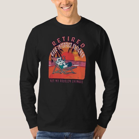 ユーザイ退職したンタフェースデザイナヴィンテージの削除 Tシャツ (正面)