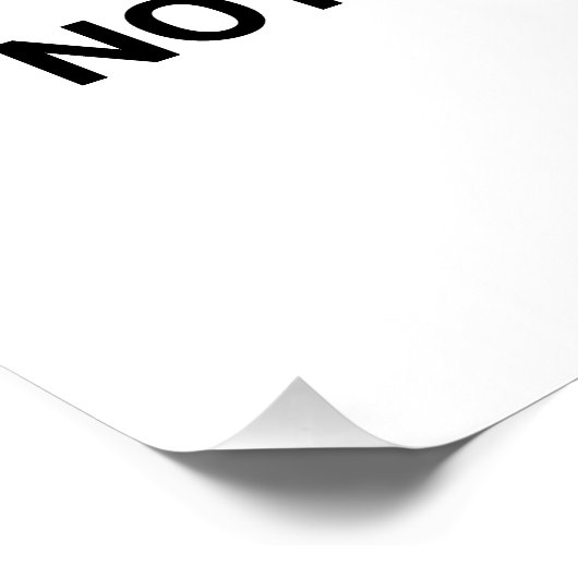 ユーザーがサービスを受けない場合は、禁止記号 ポスター (コーナー)