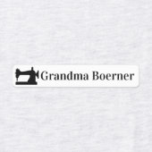 ユーザーが作成したカスタマイズ可能なラベル ラベル (デザイン1)