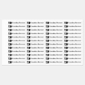 ユーザーが作成したカスタマイズ可能なラベル ラベル (シート)