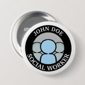 ユーザーの操作 缶バッジ (正面&裏面)