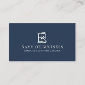 ユーザーウィンドウクリーニングサービスプロフェッショナルロゴ 名刺 (正面)