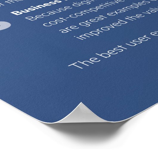 ユーザーエクスペリエンスは氷山の一角 ポスター (角)