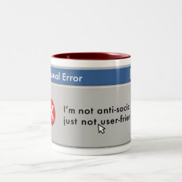 ユーザーフレンドリーのマグ ツートーンマグカップ