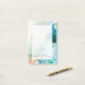 ユーザー名の追加 | AversAverversion – 青い水色 ポストイット (デスク上)