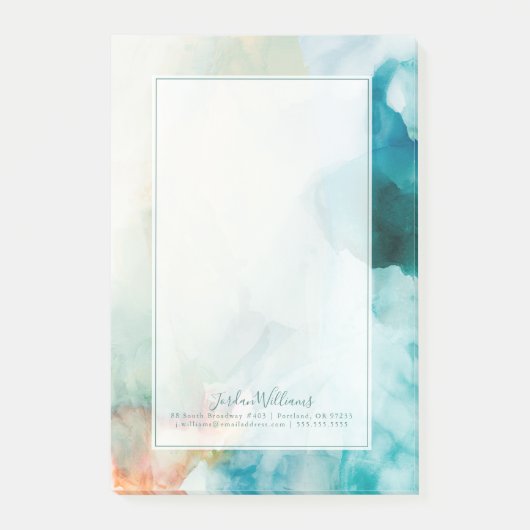 ユーザー名の追加 | AversAverversion – 青い水色 ポストイット (正面)