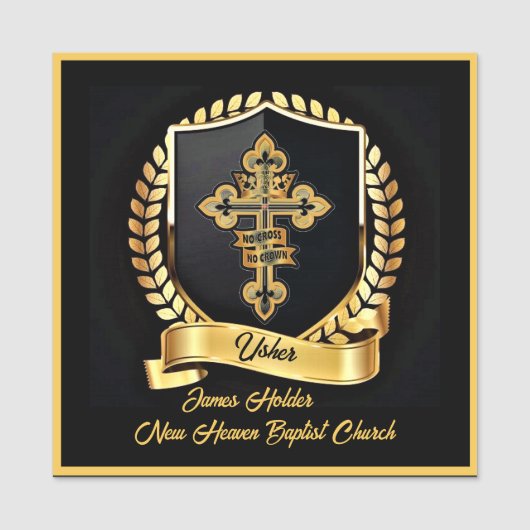 ユーザー名タグ 名札 (正面)