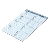 ユーザー名付き基本パスワードトラッカー ノートパッド (アングル)