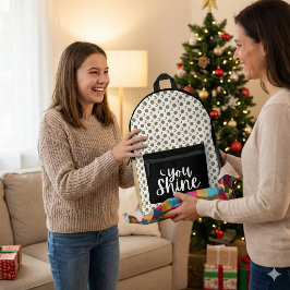 ユーシャインバックパック プリントバックパック