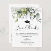 ユーシンプルカリの卒業  案内ポストカード (正面/裏面)