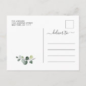 ユーシンプルカリの卒業  案内ポストカード (裏面)