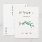 ・ユーシンプルカリ・ニュー・ホーム・ムービング・アナウンス ポストカード (正面/裏面)