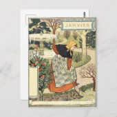 ユージェーヌグラスジャンヴィエ ポストカード (正面/裏面)