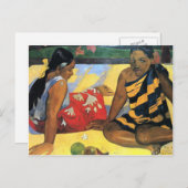 ユージェーンアンリPaul Gauguin - Two Women From Tahiti ポストカード (正面/裏面)