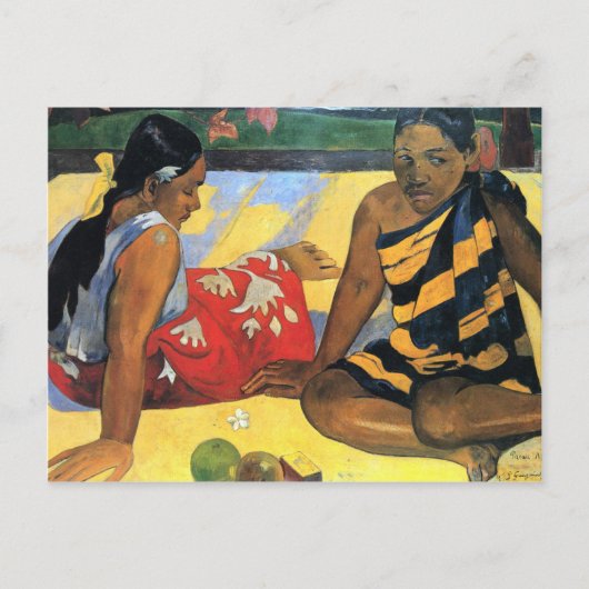 ユージェーンアンリPaul Gauguin - Two Women From Tahiti ポストカード (正面)