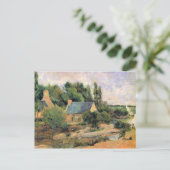 ユージェーンアンリPaul Gauguin - Washerwomen at Pont-Av ポストカード (スタンド正面)