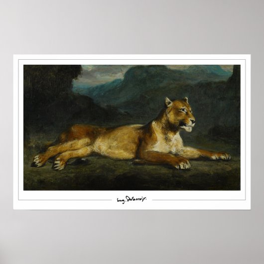 ユージェーンデラクロワ・ゼディング・アート・ポスター#603 ポスター (正面)